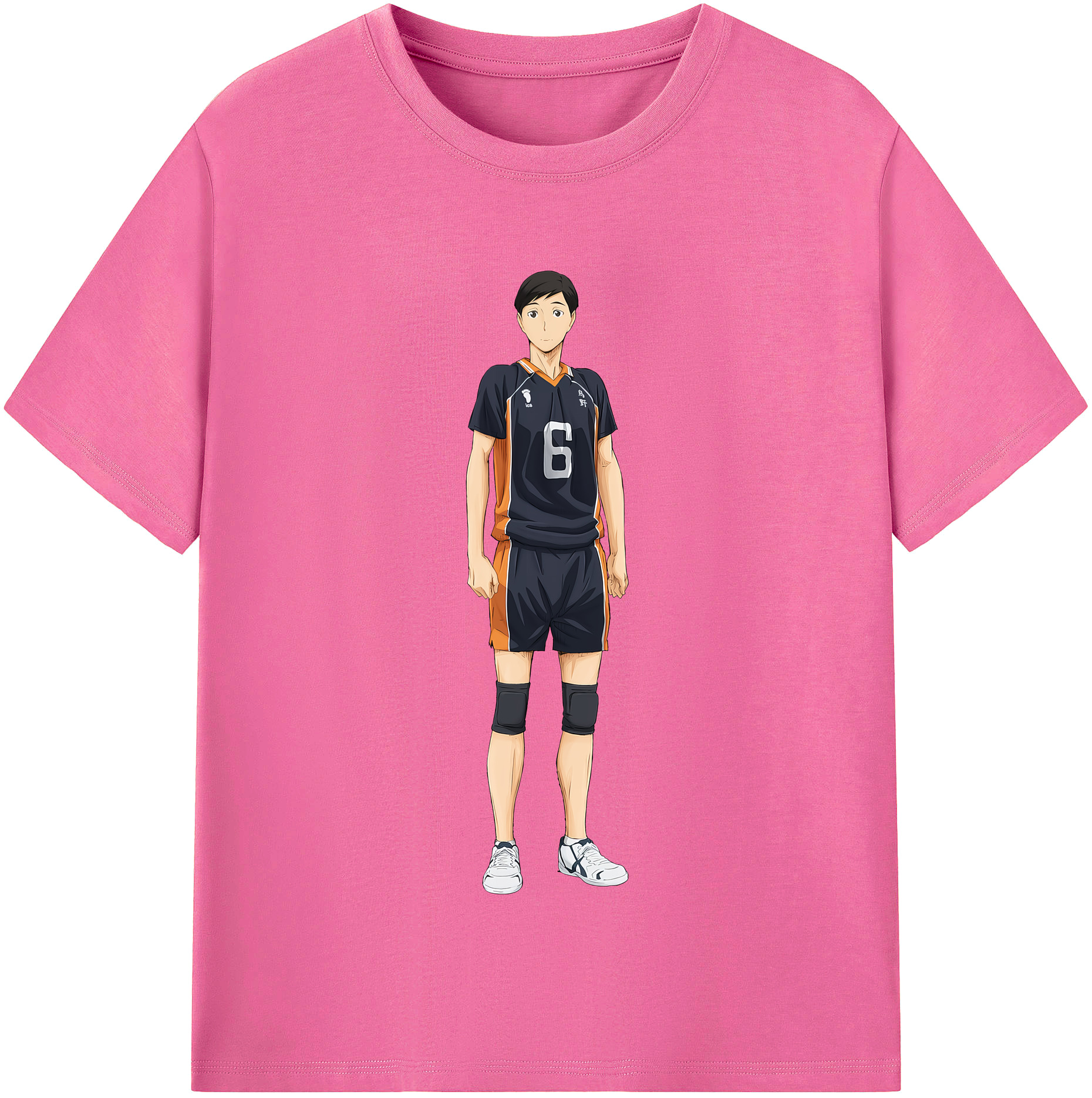（画像用） ハイキュー!! Haikyu!! レディースカジュアルプリントTシャツ（綿100％）